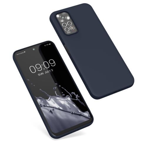 Husa Kwmobile pentru Xiaomi Redmi Note 11/Redmi Note 11s, Silicon, Albastru, 57368.186 Husa Kwmobile pentru Xiaomi Redmi Note 11/Redmi Note 11s, Silicon, Albastru, 57368.186