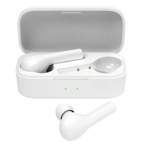 Casti wireless semi-in-ear QCY T5 TWS cu cutie de incarcare si transport de 380mAh, Bluetooth v5.0, IPX4, Negru Casti wireless semi-in-ear QCY T5 TWS cu cutie de incarcare si transport de 380mAh, Bluetooth v5.0, IPX4, Negru