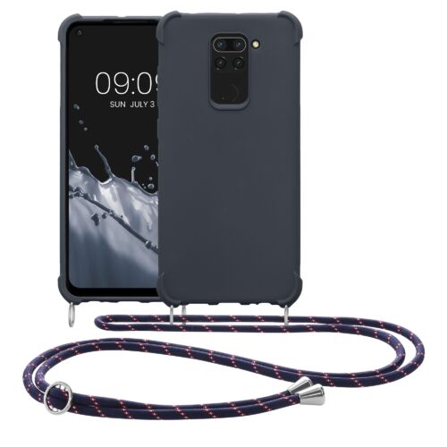Husa Kwmobile pentru Xiaomi Redmi Note 9, Silicon, Gri, 53147.186 Husa Kwmobile pentru Xiaomi Redmi Note 9, Silicon, Gri, 53147.186
