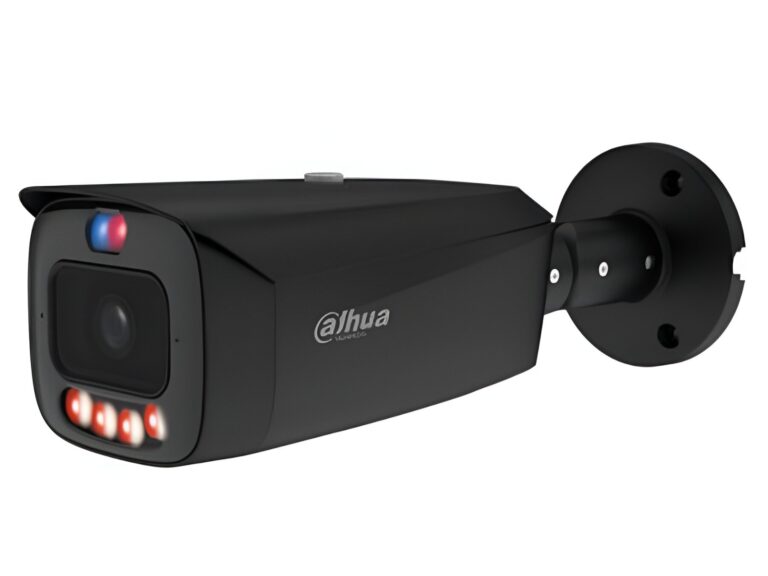 Camera de supraveghere IP Dahua 6MP, 2.8mm, IR 50m, WizColor, microfon dual si difuzor, slot card microSD 512GB, PoE, IP67, IPC-HFW3649T1-AS-PV-PRO-BK