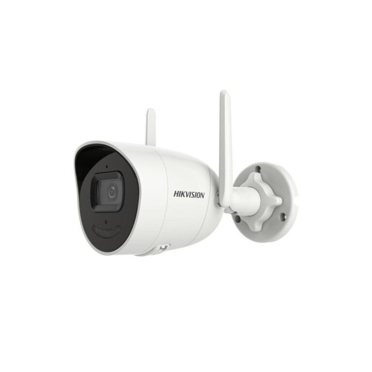 Sistem supraveghere IP WiFi exterior HikVision KIT-HK-WF-4EXT2MP-30IR, 4 camere, 2 MP, audio bidirectional, 4 mm, slot card, IR 30 m