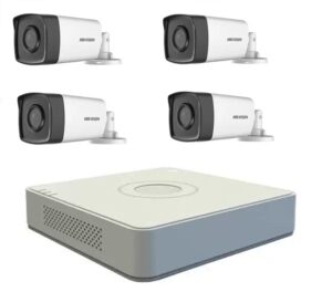 Kit 4 camere supraveghere exterior FULL HD Hikvision TURBO HD 80m IR Kit 4 camere supraveghere exterior FULL HD Hikvision TURBO HD 80m IR