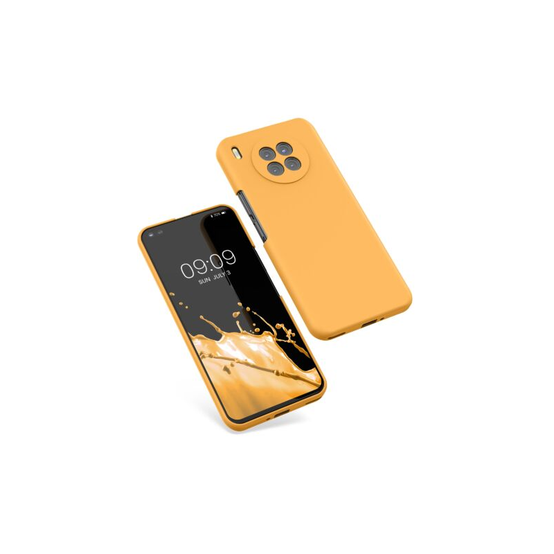 Husa Kwmobile pentru Huawei nova 8i, Silicon, Portocaliu, 56460.217 Husa Kwmobile pentru Huawei nova 8i, Silicon, Portocaliu, 56460.217