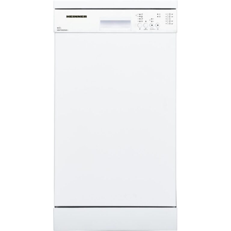 Masina de spalat vase Heinner HDW-FS4505WE++, 10 Seturi, 5 Programe, Clasa E
