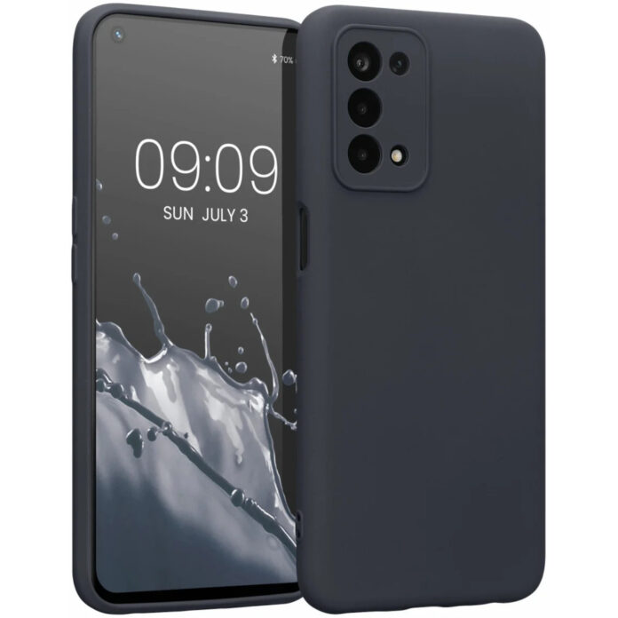 Husa Kwmobile pentru OPPO A74 5G/A54 5G, Silicon, Negru, 57571.47 Husa Kwmobile pentru OPPO A74 5G/A54 5G, Silicon, Negru, 57571.47