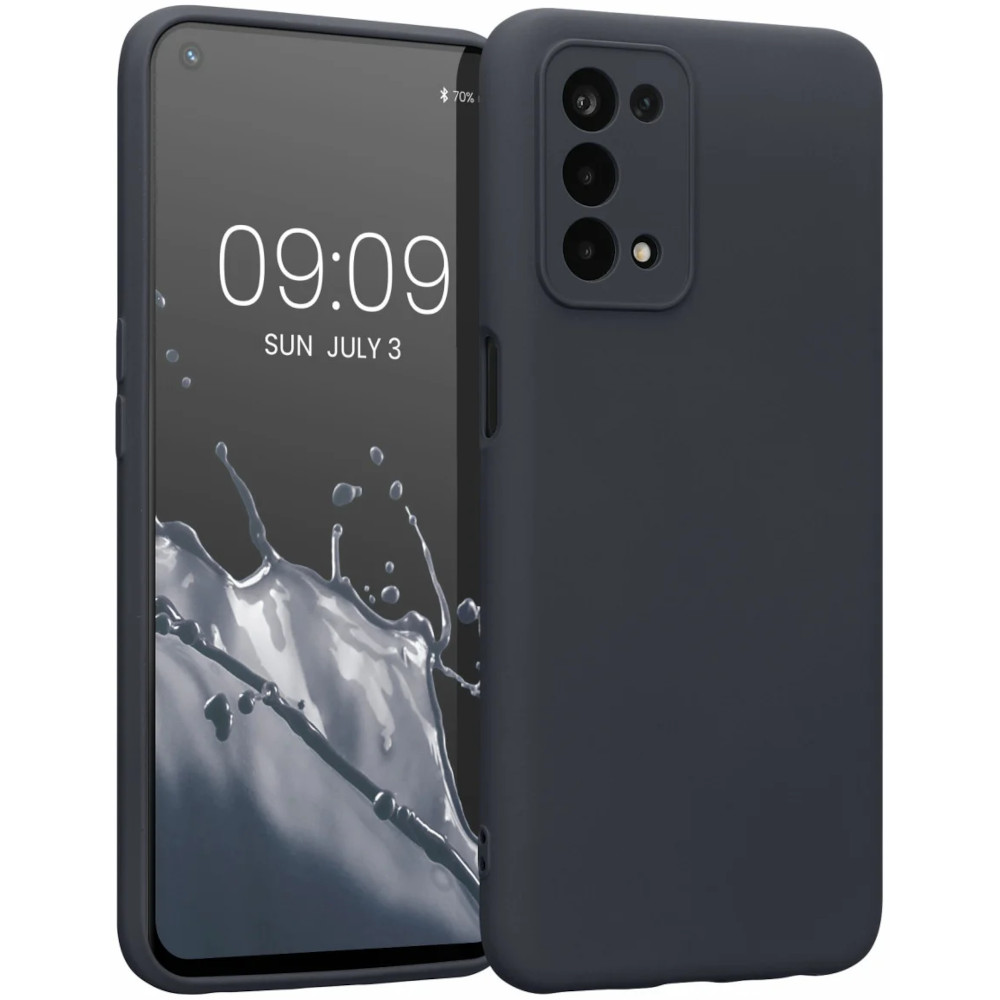 Husa Kwmobile pentru OPPO A74 5G/A54 5G, Silicon, Negru, 57571.47 Husa Kwmobile pentru OPPO A74 5G/A54 5G, Silicon, Negru, 57571.47