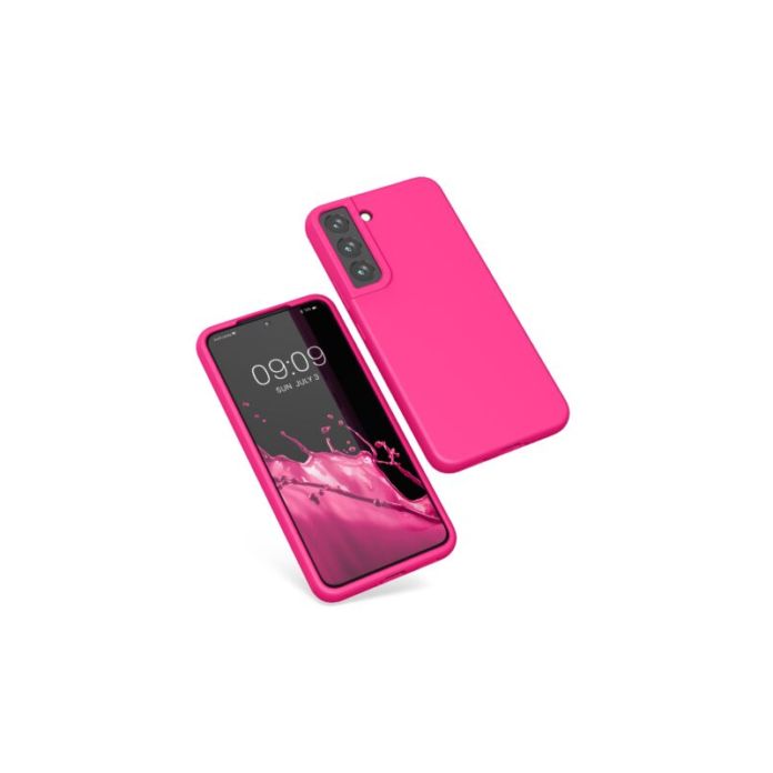 Husa Kwmobile pentru Samsung Galaxy S22, Silicon, Roz, 56756.77 Husa Kwmobile pentru Samsung Galaxy S22, Silicon, Roz, 56756.77