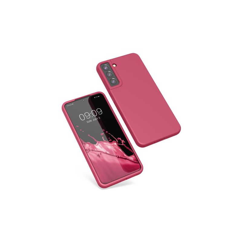 Husa Kwmobile pentru Samsung Galaxy S22 Plus, Silicon, Roz, 56761.238 Husa Kwmobile pentru Samsung Galaxy S22 Plus, Silicon, Roz, 56761.238