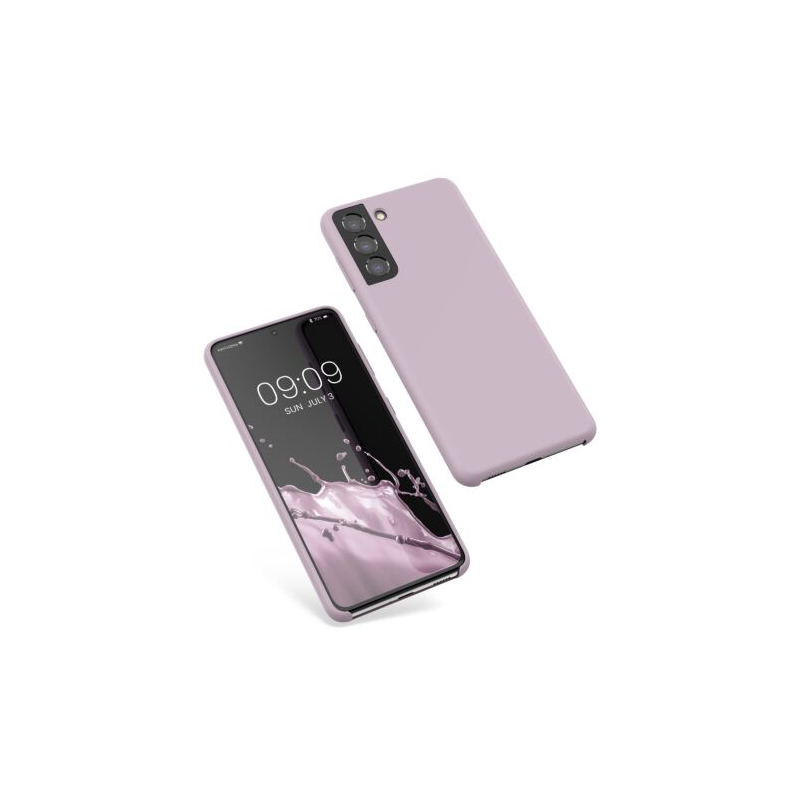 Husa Kwmobile pentru Samsung Galaxy S21, Silicon, Mov, 54056.236 Husa Kwmobile pentru Samsung Galaxy S21, Silicon, Mov, 54056.236