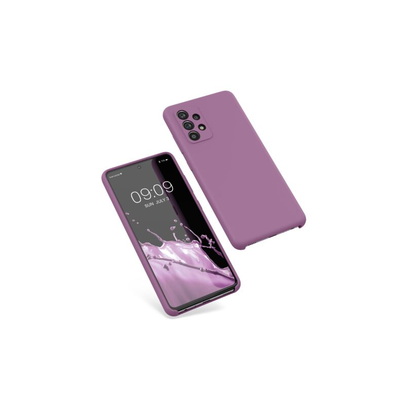 Husa Kwmobile pentru Samsung Galaxy A52/Galaxy A52 5G/Galaxy A52s 5G, Silicon, Mov, 54347.235 Husa Kwmobile pentru Samsung Galaxy A52/Galaxy A52 5G/Galaxy A52s 5G, Silicon, Mov, 54347.235