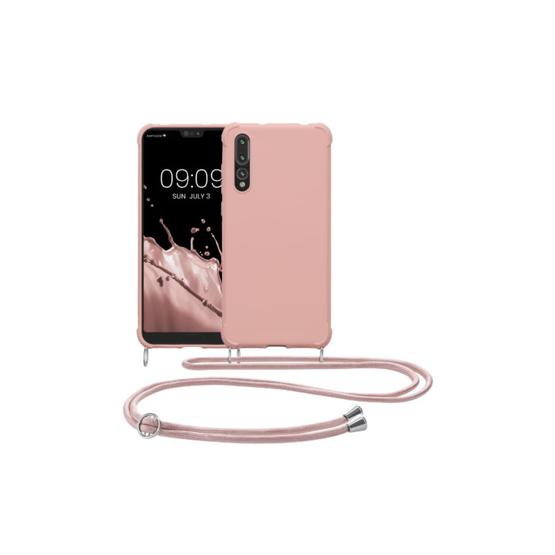 Husa Kwmobile pentru Huawei P20 Pro, Silicon, Roz, 52083.154 Husa Kwmobile pentru Huawei P20 Pro, Silicon, Roz, 52083.154