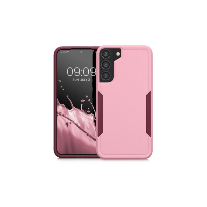 Husa Kwmobile pentru Samsung Galaxy S22 Plus, Silicon, Roz, 59371.10 Husa Kwmobile pentru Samsung Galaxy S22 Plus, Silicon, Roz, 59371.10