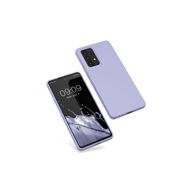 Husa Kwmobile pentru Samsung Galaxy A53 5G, Silicon, Mov, 57808.139