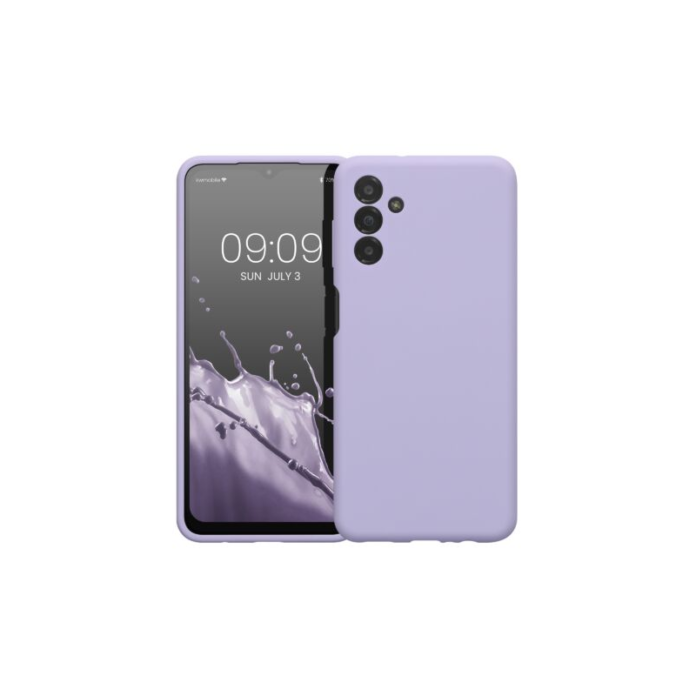 Husa Kwmobile pentru Samsung Galaxy A13 5G, Silicon, Mov, 59453.108 Husa Kwmobile pentru Samsung Galaxy A13 5G, Silicon, Mov, 59453.108