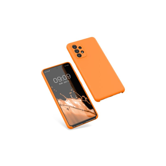 Husa Kwmobile pentru Samsung Galaxy A52/Galaxy A52 5G/Galaxy A52s 5G, Silicon, Portocaliu, 54347.150 Husa Kwmobile pentru Samsung Galaxy A52/Galaxy A52 5G/Galaxy A52s 5G, Silicon, Portocaliu, 54347.150