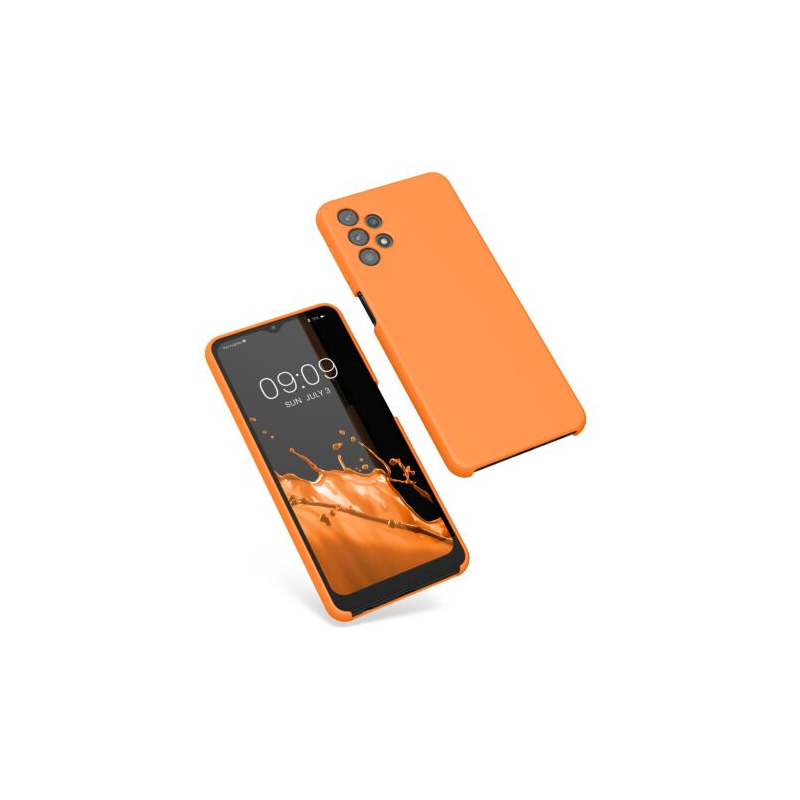 Husa Kwmobile pentru Samsung Galaxy A32 5G, Silicon, Portocaliu, 54336.150 Husa Kwmobile pentru Samsung Galaxy A32 5G, Silicon, Portocaliu, 54336.150