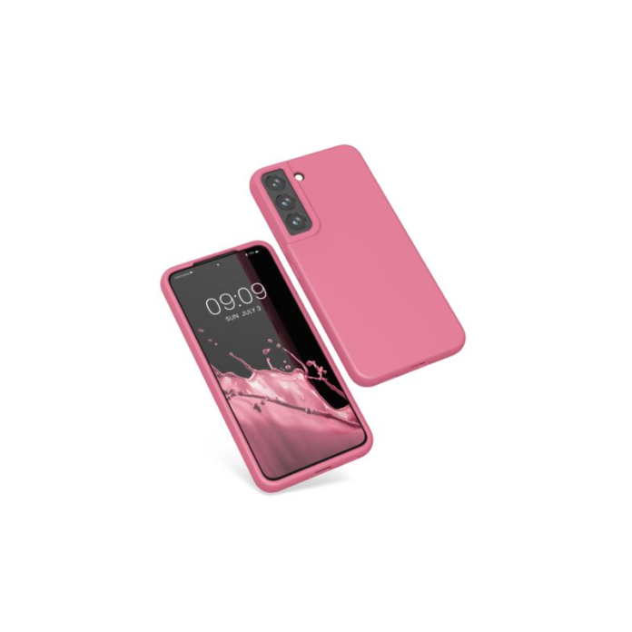 Husa Kwmobile pentru Samsung Galaxy S22, Silicon, Roz, 56756.212 Husa Kwmobile pentru Samsung Galaxy S22, Silicon, Roz, 56756.212