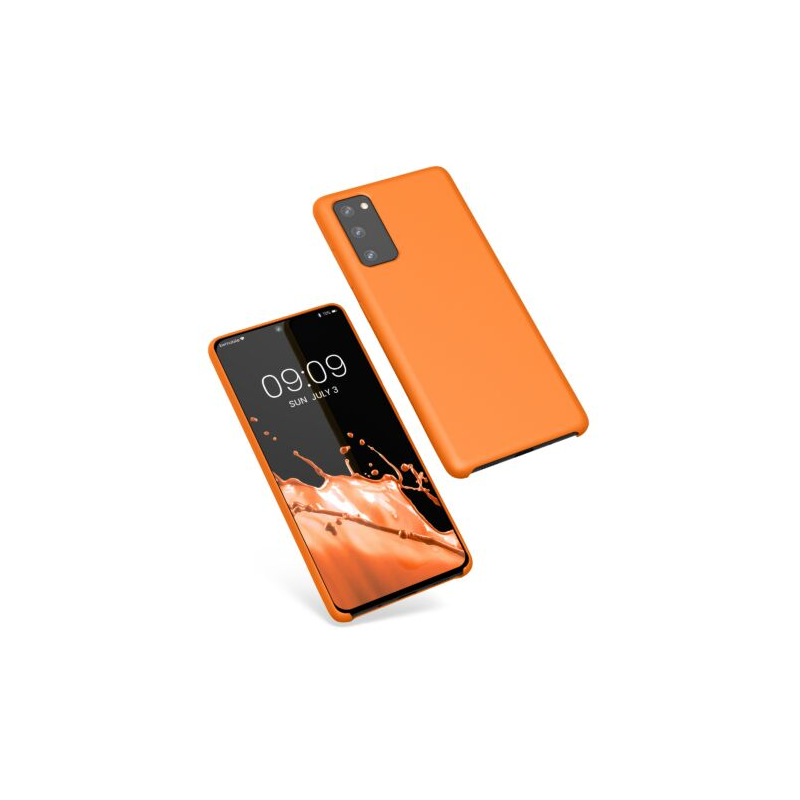 Husa Kwmobile pentru Samsung Galaxy S20 FE, Silicon, Portocaliu, 53605.150 Husa Kwmobile pentru Samsung Galaxy S20 FE, Silicon, Portocaliu, 53605.150