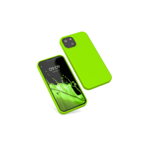 Husa Kwmobile pentru Apple iPhone 13, Silicon, Verde, 55878.75 Husa Kwmobile pentru Apple iPhone 13, Silicon, Verde, 55878.75