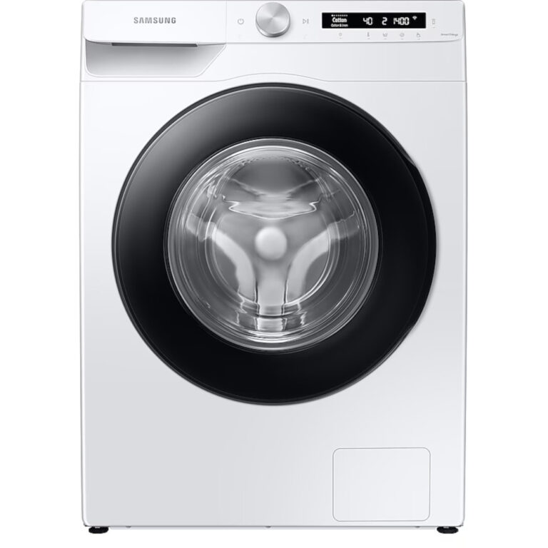 Masina de spalat rufe Samsung WW90T504DAWCS7, 9 kg, 1400 RPM, Clasa A -10%, Steam, Eco Bubble™, WiFi SmartThings, AI Control