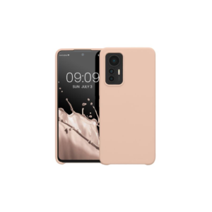 Husa Kwmobile pentru Xiaomi 12 Lite, Silicon, Crem, 59471.10 Husa Kwmobile pentru Xiaomi 12 Lite, Silicon, Crem, 59471.10