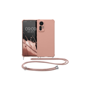 Husa Kwmobile pentru Xiaomi 12 Lite, Silicon, Roz, 59469.154 Husa Kwmobile pentru Xiaomi 12 Lite, Silicon, Roz, 59469.154