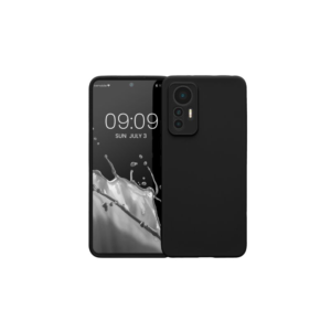 Husa Kwmobile pentru Xiaomi 12 Lite, Silicon, Negru, 59470.47 Husa Kwmobile pentru Xiaomi 12 Lite, Silicon, Negru, 59470.47