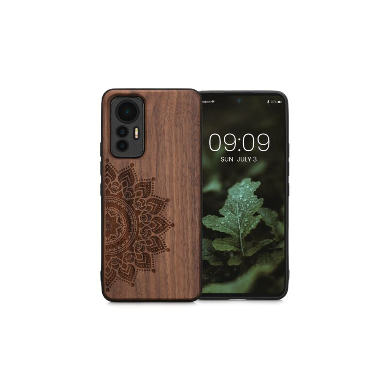 Husa Kwmobile pentru Xiaomi 12 Lite, Lemn, Maro, 59408.02 Husa Kwmobile pentru Xiaomi 12 Lite, Lemn, Maro, 59408.02