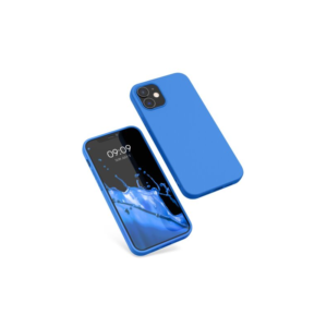 Husa Kwmobile pentru Apple iPhone 12/iPhone 12 Pro, Silicon, Albastru, 53938.189 Husa Kwmobile pentru Apple iPhone 12/iPhone 12 Pro, Silicon, Albastru, 53938.189