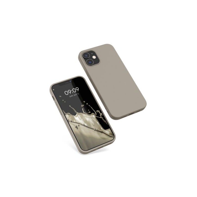 Husa Kwmobile pentru Apple iPhone 12/iPhone 12 Pro, Silicon, Gri, 53938.16 Husa Kwmobile pentru Apple iPhone 12/iPhone 12 Pro, Silicon, Gri, 53938.16