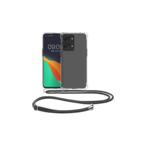 Husa Kwmobile pentru OnePlus Nord 2T, Silicon, Transparent/Gri, 58765.22 Husa Kwmobile pentru OnePlus Nord 2T, Silicon, Transparent/Gri, 58765.22