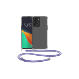 Husa Kwmobile pentru OnePlus Nord 2T, Silicon, Transparent/Mov, 58765.108 Husa Kwmobile pentru OnePlus Nord 2T, Silicon, Transparent/Mov, 58765.108