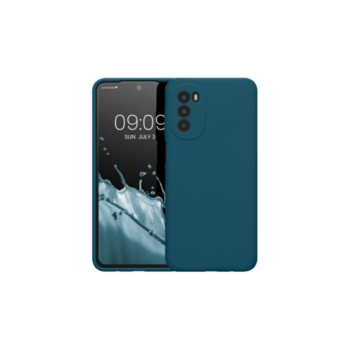 Husa Kwmobile pentru Motorola Moto G52/Moto G82, Silicon, Verde, 58542.78 Husa Kwmobile pentru Motorola Moto G52/Moto G82, Silicon, Verde, 58542.78