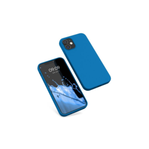 Husa Kwmobile pentru Apple iPhone 12/iPhone 12 Pro, Silicon, Albastru, 53938.228 Husa Kwmobile pentru Apple iPhone 12/iPhone 12 Pro, Silicon, Albastru, 53938.228