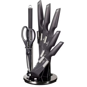 Set de cutite cu stativ 8 piese Carbon Pro Berlinger Haus BH 2586 Set de cutite cu stativ 8 piese Carbon Pro Berlinger Haus BH 2586