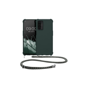 Husa Kwmobile pentru OPPO A74 5G/A54 5G, Silicon, Verde, 58012.169 Husa Kwmobile pentru OPPO A74 5G/A54 5G, Silicon, Verde, 58012.169