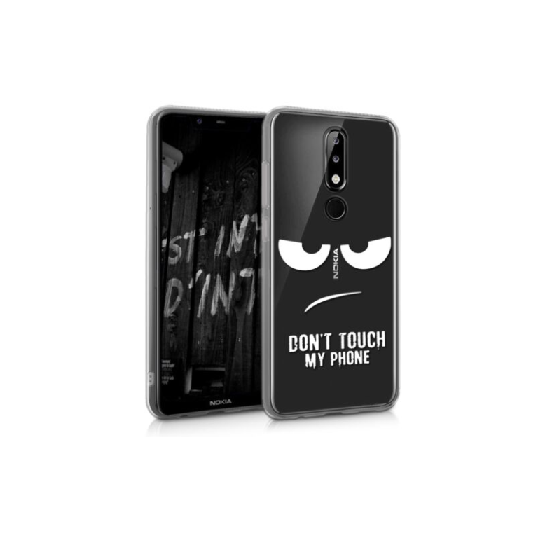 Husa pentru Nokia 5.1 Plus, Silicon, Alb, 46196.01