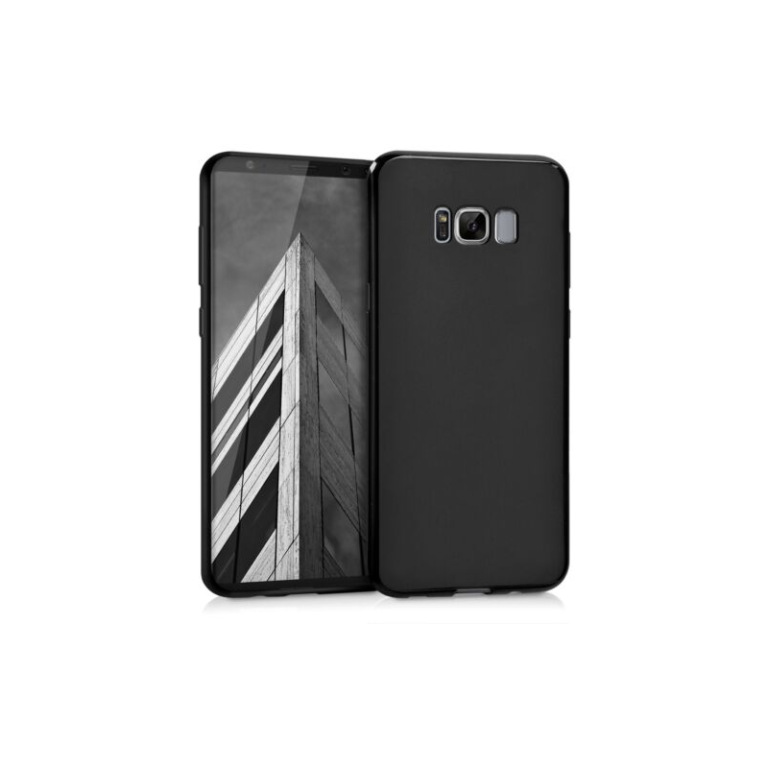 Husa pentru Samsung Galaxy S8 Plus, Silicon, Negru, 40996.47