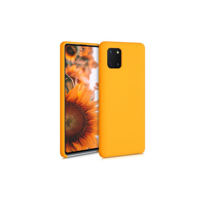 Husa pentru Samsung Galaxy Note 10 Lite, Silicon, Portocaliu, 51418.180 Husa pentru Samsung Galaxy Note 10 Lite, Silicon, Portocaliu, 51418.180