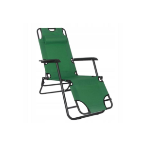 Sezlong pentru gradina, Metalic, Reglabil, 120x60x80 cm, Springos, Verde Sezlong pentru gradina, Metalic, Reglabil, 120x60x80 cm, Springos, Verde