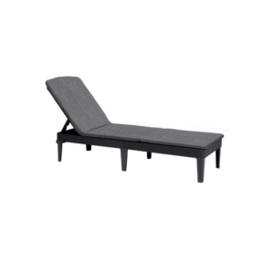 Sezlong pentru gradina, ratan sintetic, cu perna, grafit, 187x58x29 cm, Jaipur Sezlong pentru gradina, ratan sintetic, cu perna, grafit, 187x58x29 cm, Jaipur