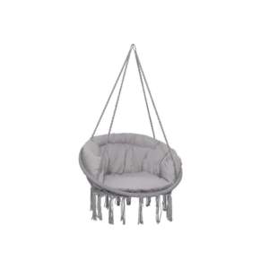 Hamac pentru gradina tip scaun cu perna,79x80x120 cm, greutate maxim suportata 150kg, Gri, MCT-4325 Hamac pentru gradina tip scaun cu perna,79x80x120 cm, greutate maxim suportata 150kg, Gri, MCT-4325