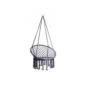 Hamac brazilian, tip scaun, antracit, max 120 kg, 120x80x60 cm Hamac brazilian, tip scaun, antracit, max 120 kg, 120x80x60 cm