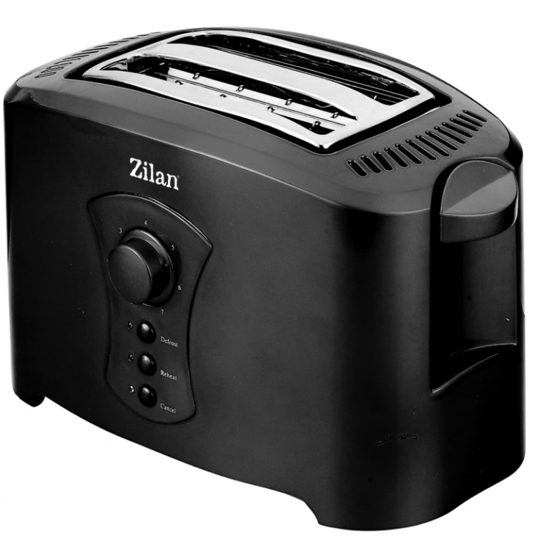Prajitor de paine Zilan ZLN-8310, 750 W, 7 nivele de rumenire, Negru