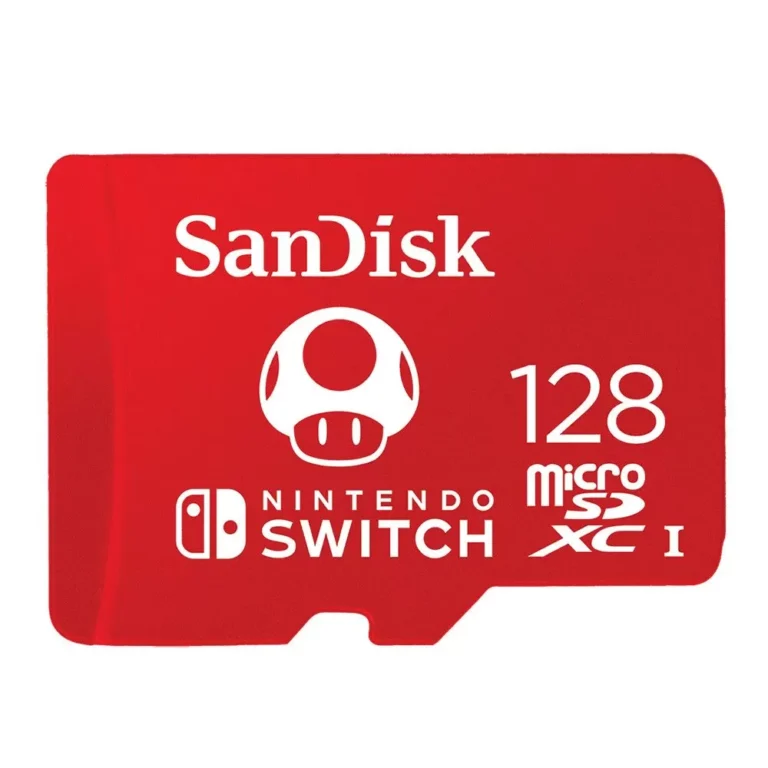 Card de memorie Sandisk Micro SDXC pentru Nintendo Switch  128GB  Clasa 10 UHS-I