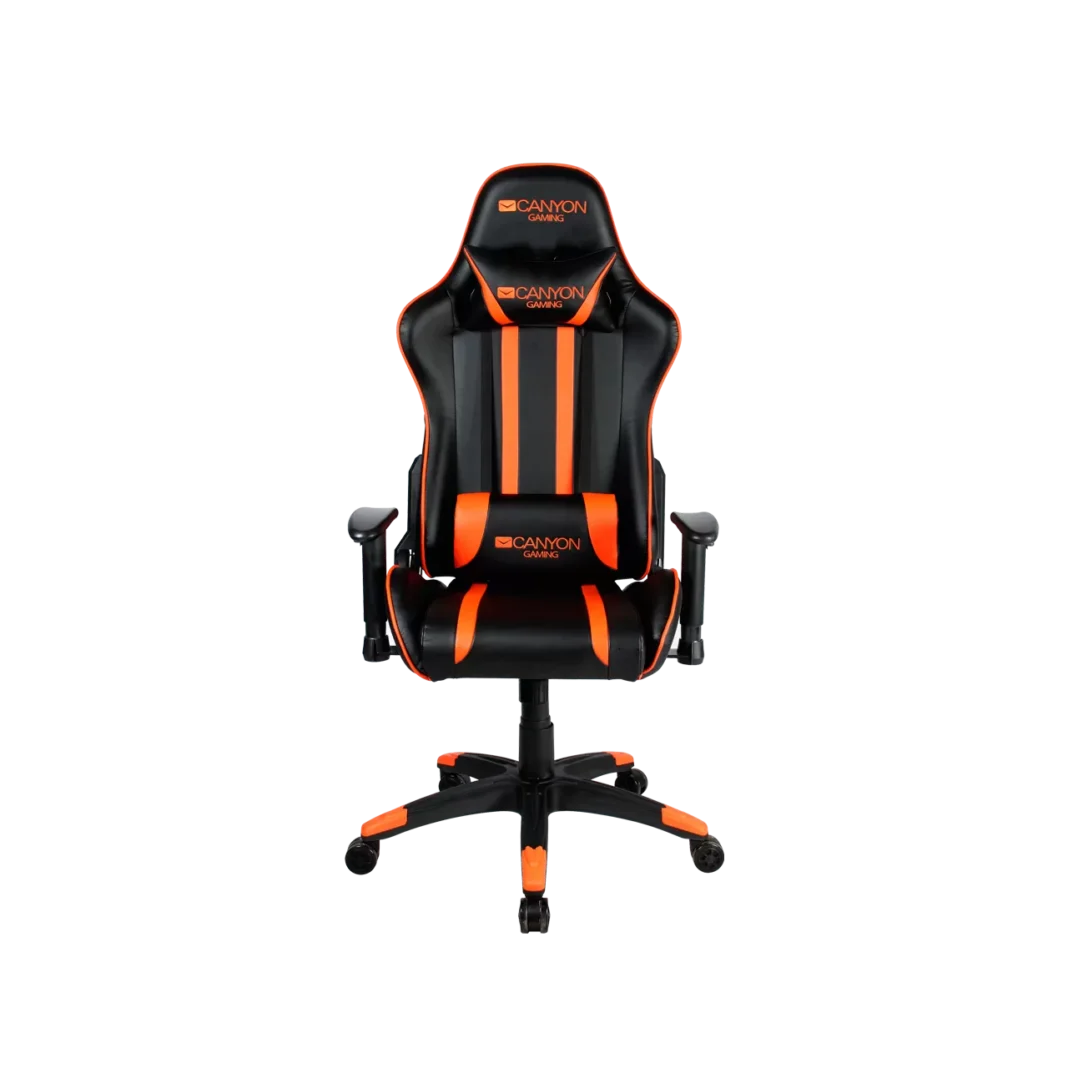 Scaun Gaming Canyon Fobos Negru/Portocaliu Scaun Gaming Canyon Fobos Negru/Portocaliu