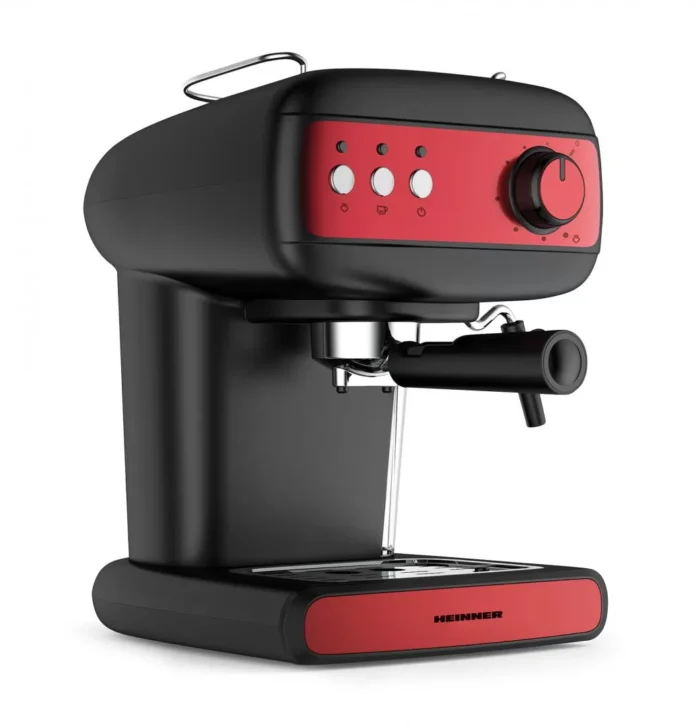 Espressor cafea Heinner HEM-1100BKRD 850W Negru/Rosu Espressor cafea Heinner HEM-1100BKRD 850W Negru/Rosu