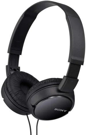 Casti Sony MDRZX110W Cu Fir Negru Casti Sony MDRZX110W Cu Fir Negru