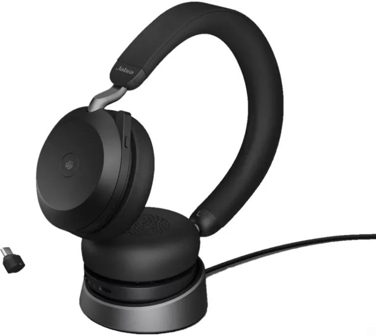 Casti Jabra Evolve2 75  USB-C  MT  Stand  Negru