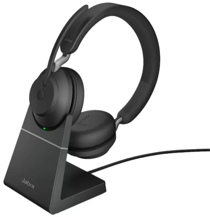 Casti Jabra Evolve2 65 Stereo USB-C UC Stand Negru Casti Jabra Evolve2 65 Stereo USB-C UC Stand Negru